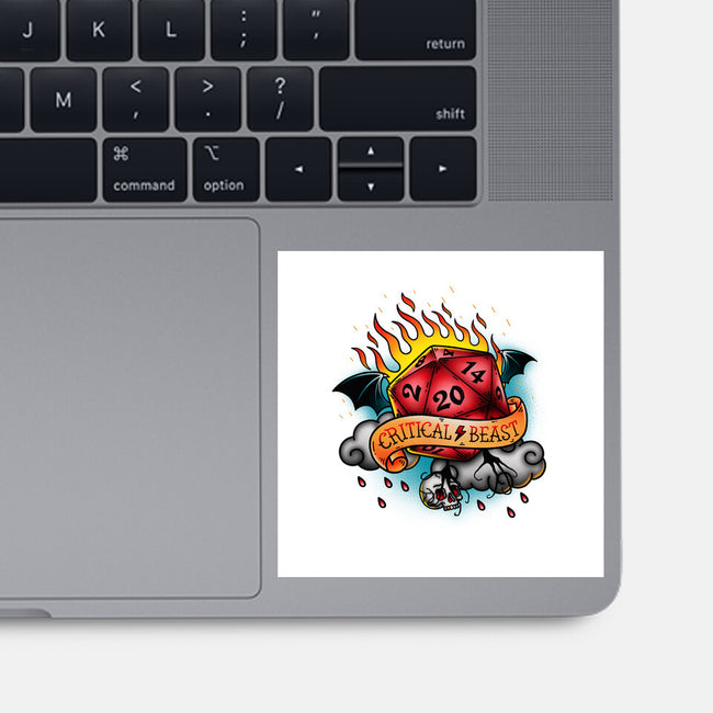 Critical Beast-None-Glossy-Sticker-Getsousa!