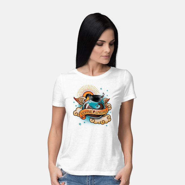 Divine Energy-Womens-Basic-Tee-Getsousa!