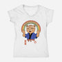 Meowgical Cat-Womens-V-Neck-Tee-vp021