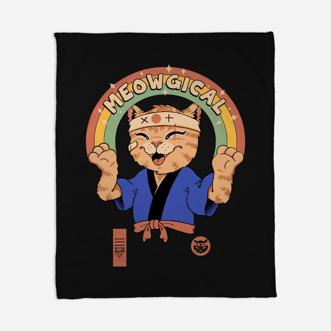 Meowgical Cat-None-Fleece-Blanket-vp021
