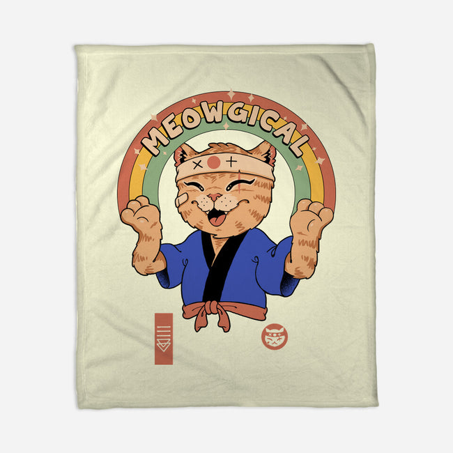 Meowgical Cat-None-Fleece-Blanket-vp021