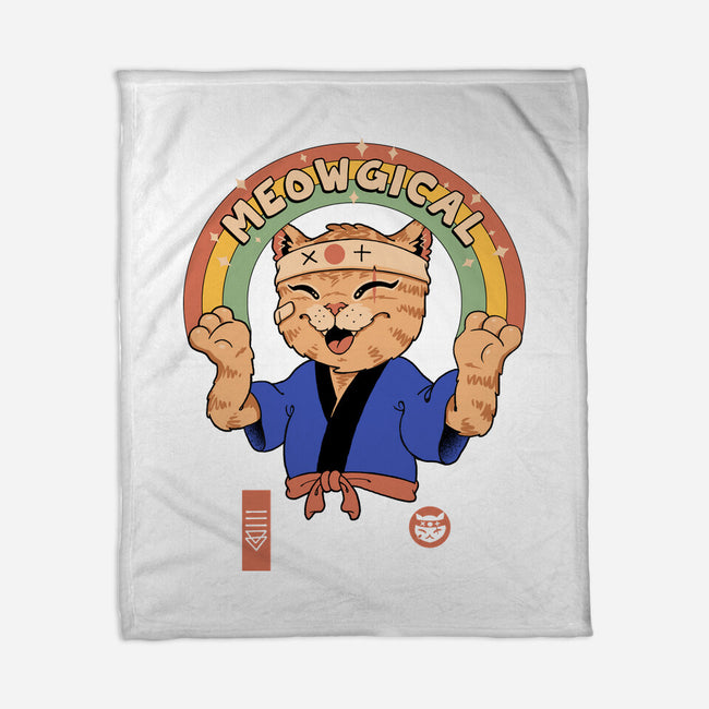 Meowgical Cat-None-Fleece-Blanket-vp021