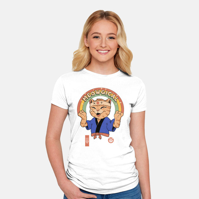 Meowgical Cat-Womens-Fitted-Tee-vp021