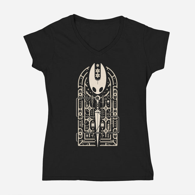 Silky Song-Womens-V-Neck-Tee-BadBox