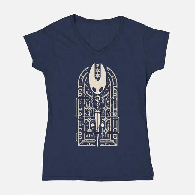 Silky Song-Womens-V-Neck-Tee-BadBox