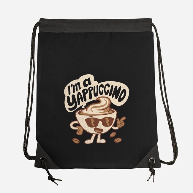 I'm A Yappuccino-None-Drawstring-Bag-Nemons