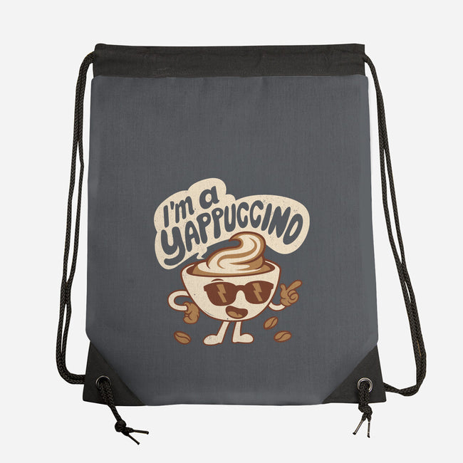 I'm A Yappuccino-None-Drawstring-Bag-Nemons
