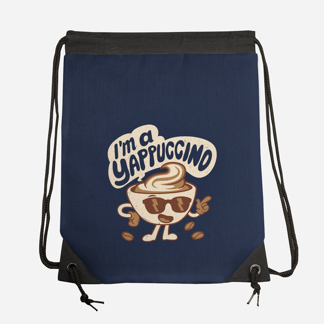 I'm A Yappuccino-None-Drawstring-Bag-Nemons