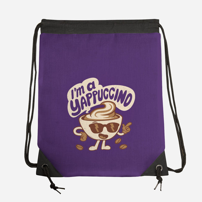 I'm A Yappuccino-None-Drawstring-Bag-Nemons