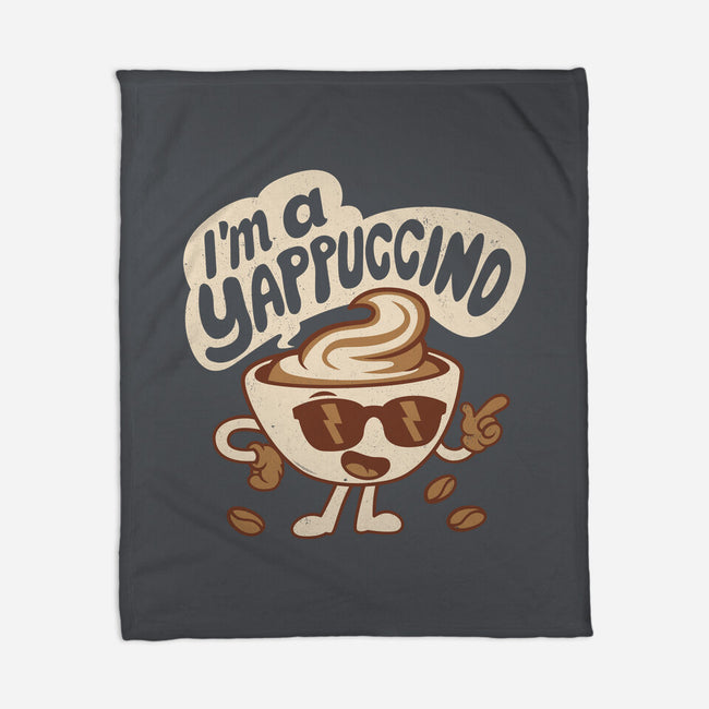 I'm A Yappuccino-None-Fleece-Blanket-Nemons