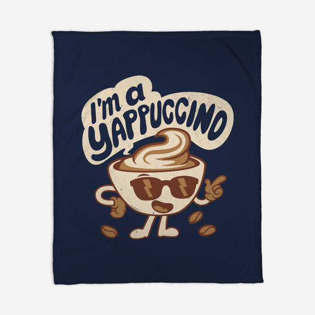 I'm A Yappuccino-None-Fleece-Blanket-Nemons