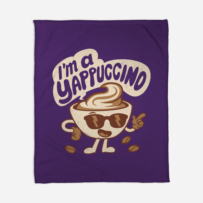 I'm A Yappuccino-None-Fleece-Blanket-Nemons