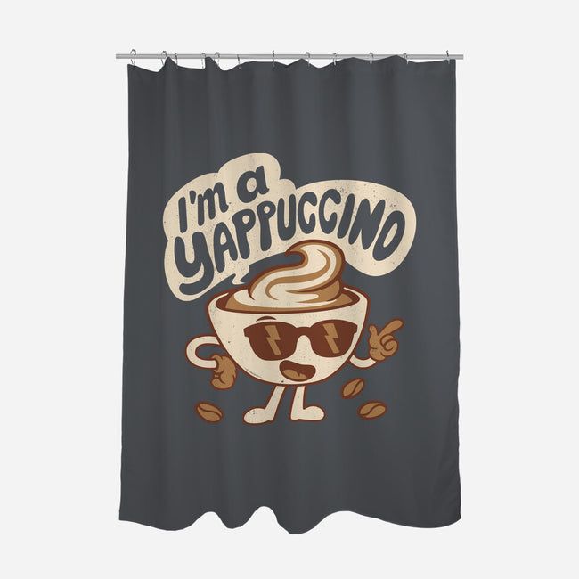 I'm A Yappuccino-None-Polyester-Shower Curtain-Nemons