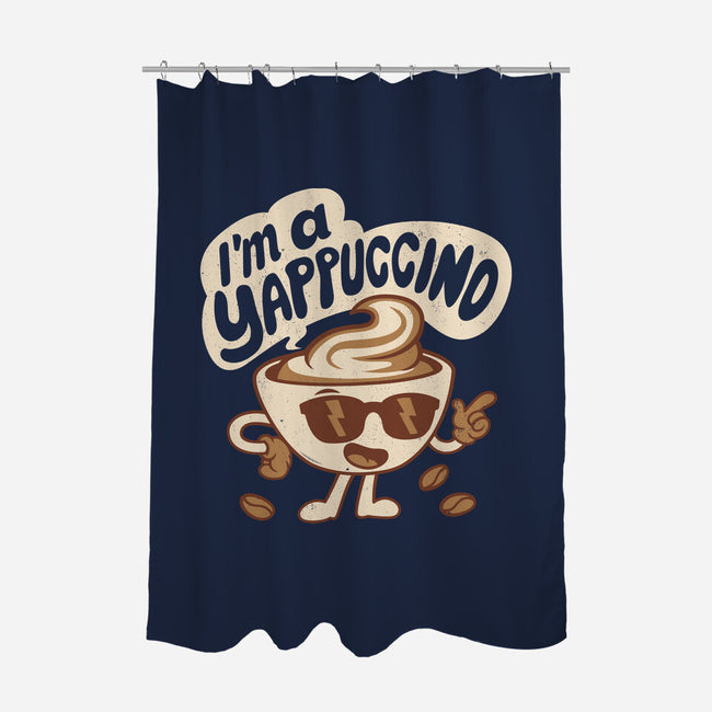 I'm A Yappuccino-None-Polyester-Shower Curtain-Nemons