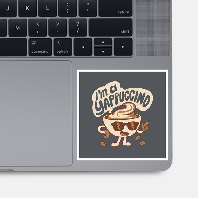 I'm A Yappuccino-None-Glossy-Sticker-Nemons