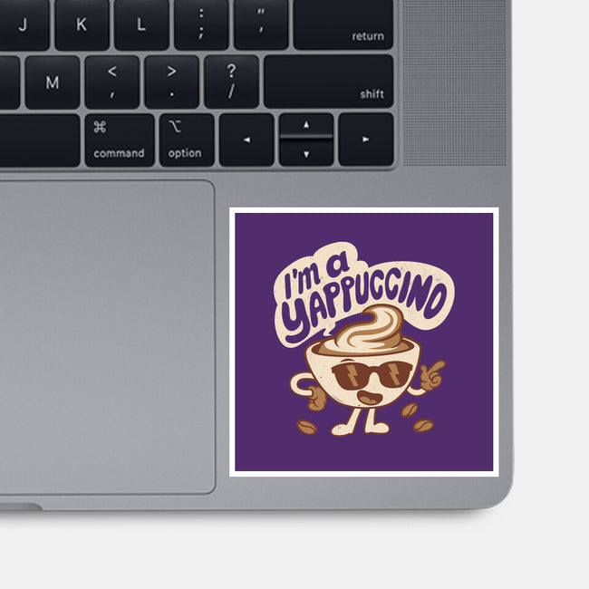 I'm A Yappuccino-None-Glossy-Sticker-Nemons