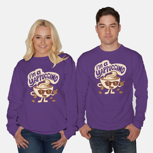 I'm A Yappuccino-Unisex-Crew Neck-Sweatshirt-Nemons