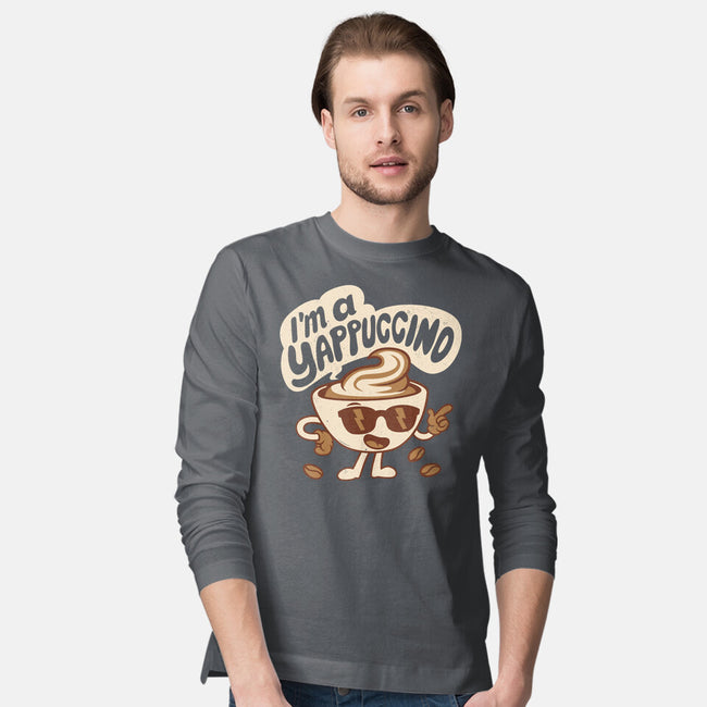 I'm A Yappuccino-Mens-Long Sleeved-Tee-Nemons