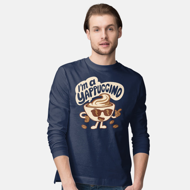 I'm A Yappuccino-Mens-Long Sleeved-Tee-Nemons