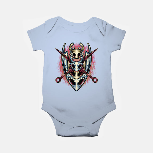 Masks Of Sanity-Baby-Basic-Onesie-glitchygorilla