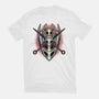 Masks Of Sanity-Womens-Basic-Tee-glitchygorilla