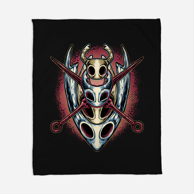 Masks Of Sanity-None-Fleece-Blanket-glitchygorilla