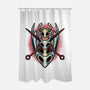 Masks Of Sanity-None-Polyester-Shower Curtain-glitchygorilla