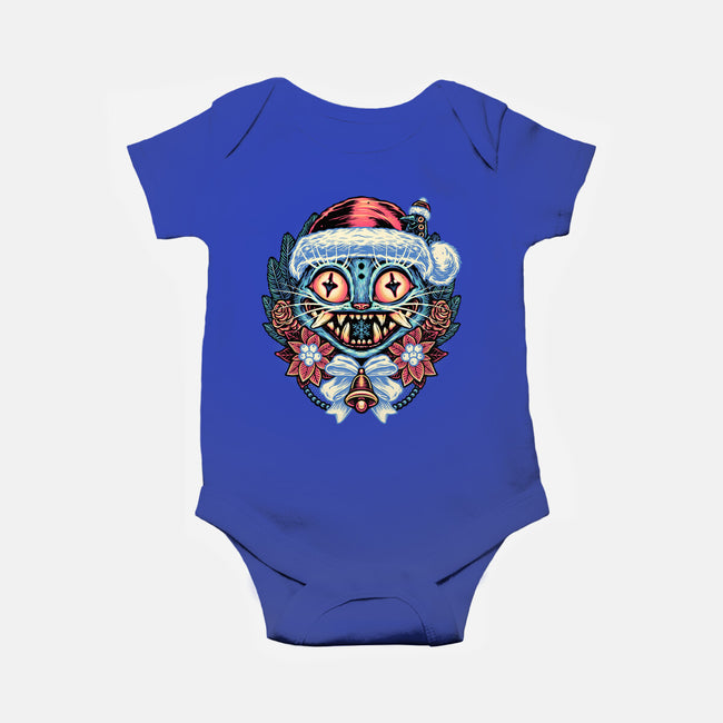 Derpy Holidays-Baby-Basic-Onesie-glitchygorilla