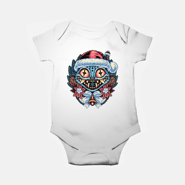 Derpy Holidays-Baby-Basic-Onesie-glitchygorilla