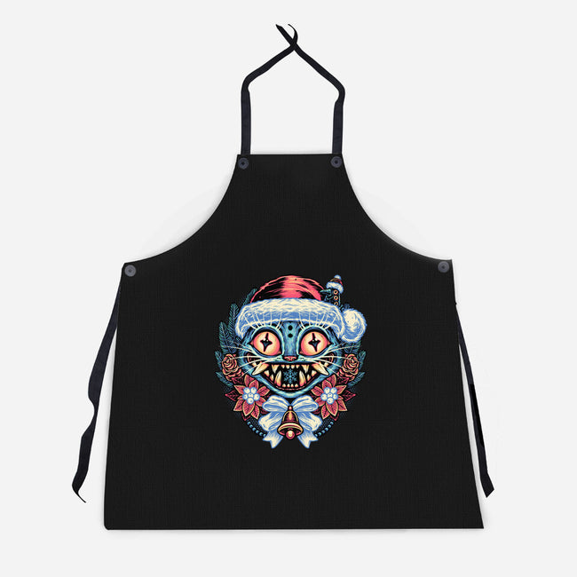 Derpy Holidays-Unisex-Kitchen-Apron-glitchygorilla