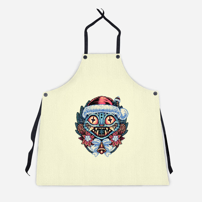 Derpy Holidays-Unisex-Kitchen-Apron-glitchygorilla