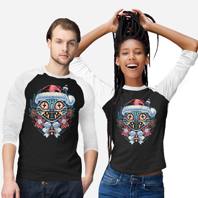 Derpy Holidays-Unisex-Baseball-Tee-glitchygorilla