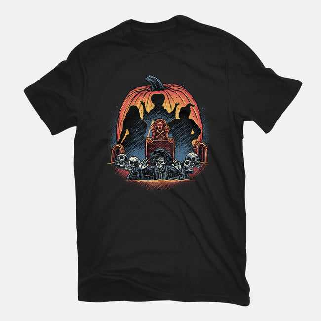 A Night Of Witchcraft-Mens-Basic-Tee-glitchygorilla