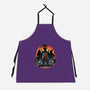 A Night Of Witchcraft-Unisex-Kitchen-Apron-glitchygorilla