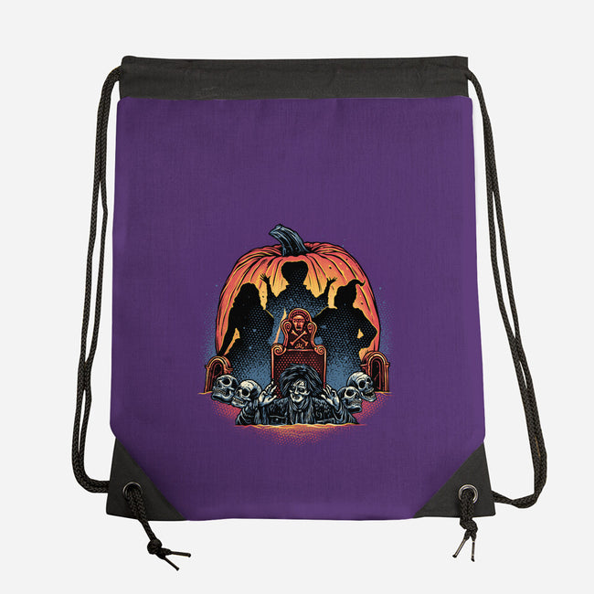 A Night Of Witchcraft-None-Drawstring-Bag-glitchygorilla