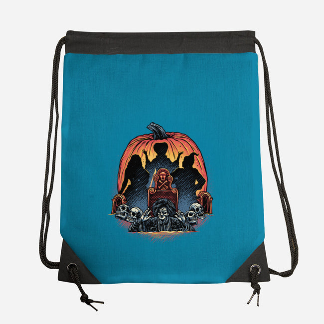A Night Of Witchcraft-None-Drawstring-Bag-glitchygorilla