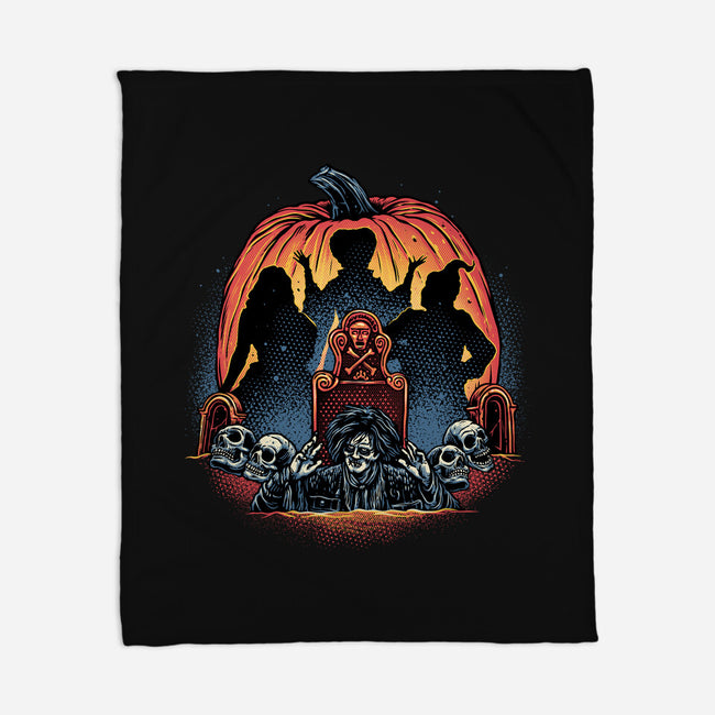 A Night Of Witchcraft-None-Fleece-Blanket-glitchygorilla