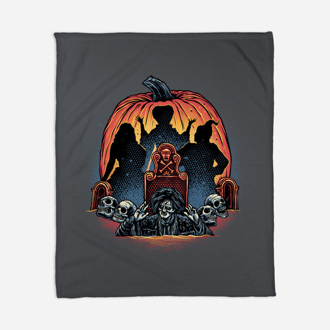 A Night Of Witchcraft-None-Fleece-Blanket-glitchygorilla