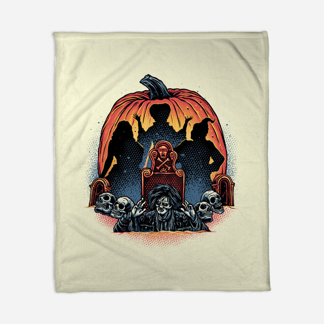 A Night Of Witchcraft-None-Fleece-Blanket-glitchygorilla