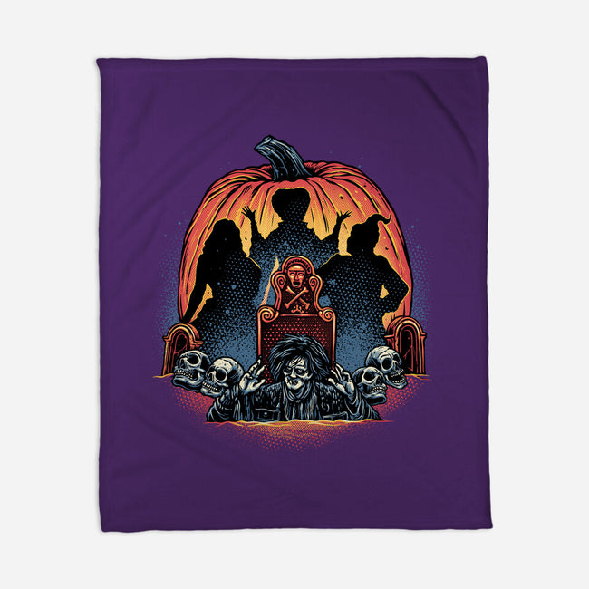 A Night Of Witchcraft-None-Fleece-Blanket-glitchygorilla