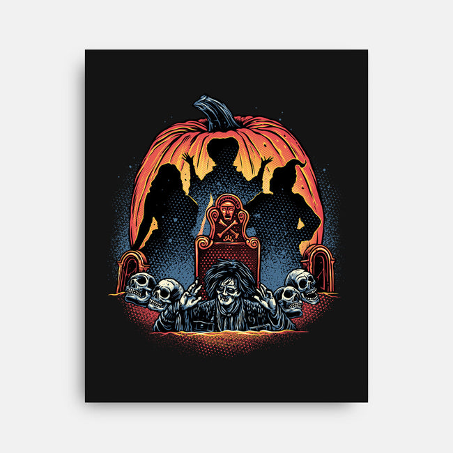 A Night Of Witchcraft-None-Stretched-Canvas-glitchygorilla