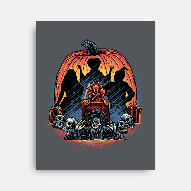 A Night Of Witchcraft-None-Stretched-Canvas-glitchygorilla