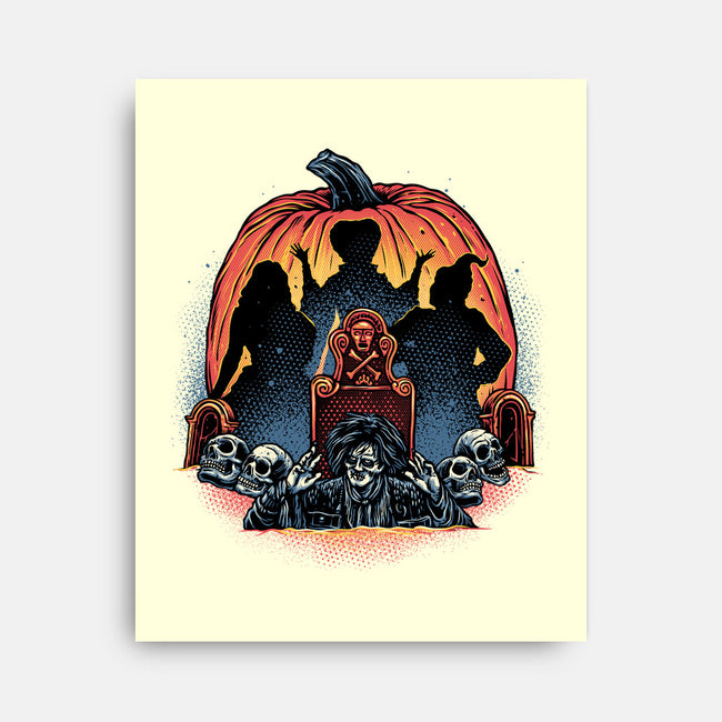 A Night Of Witchcraft-None-Stretched-Canvas-glitchygorilla