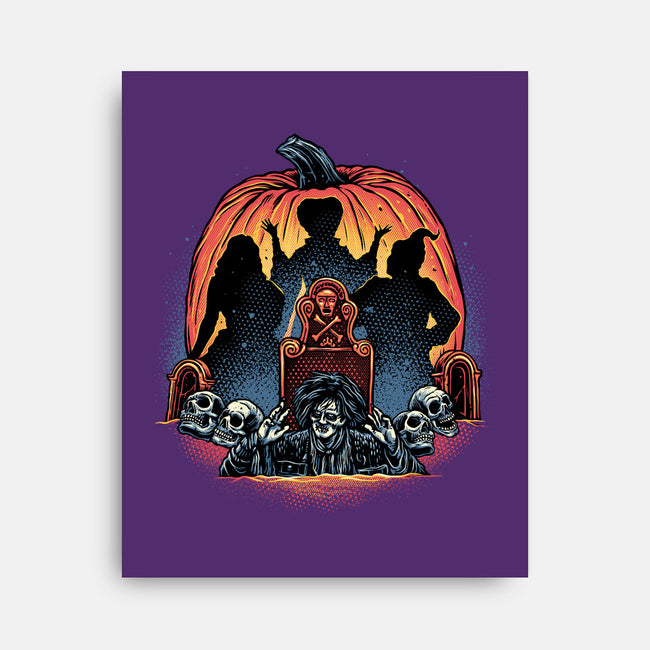 A Night Of Witchcraft-None-Stretched-Canvas-glitchygorilla