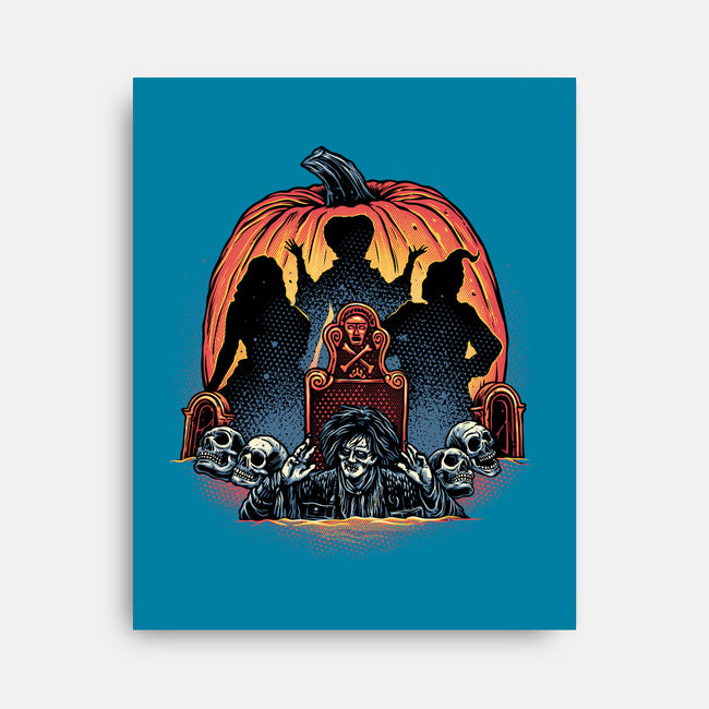 A Night Of Witchcraft-None-Stretched-Canvas-glitchygorilla