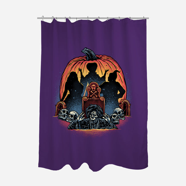A Night Of Witchcraft-None-Polyester-Shower Curtain-glitchygorilla