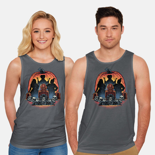 A Night Of Witchcraft-Unisex-Basic-Tank-glitchygorilla