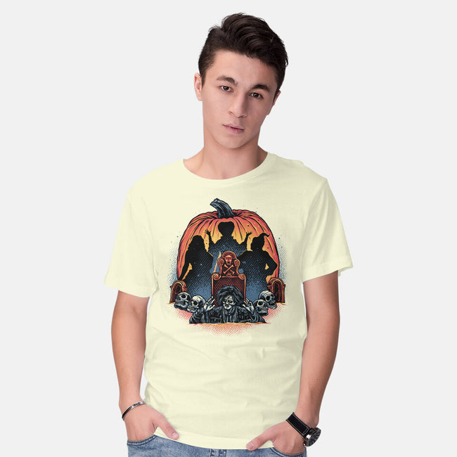 A Night Of Witchcraft-Mens-Basic-Tee-glitchygorilla