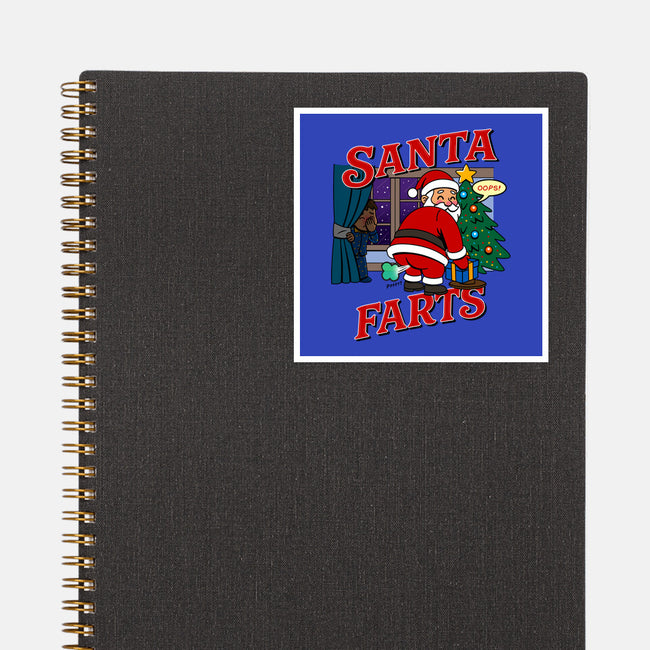 Santa Farts-None-Glossy-Sticker-Boggs Nicolas