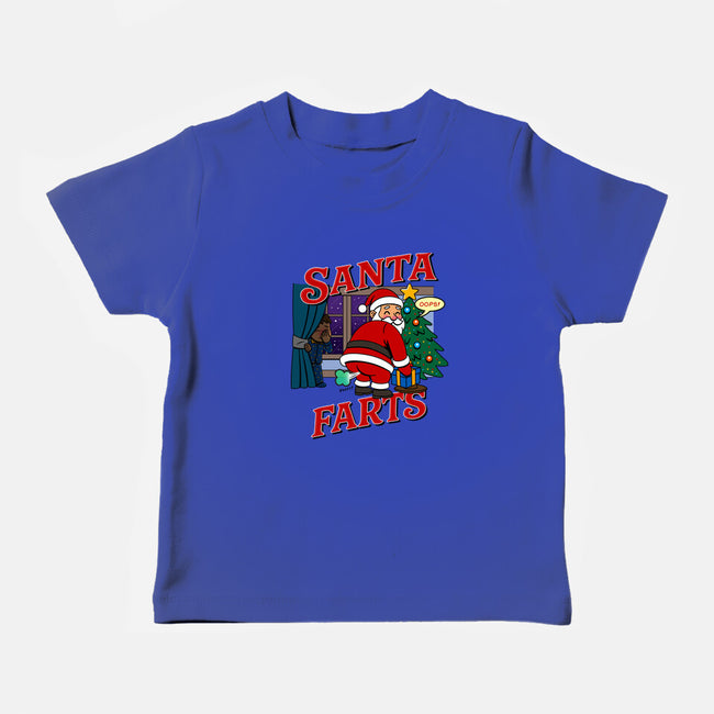 Santa Farts-Baby-Basic-Tee-Boggs Nicolas
